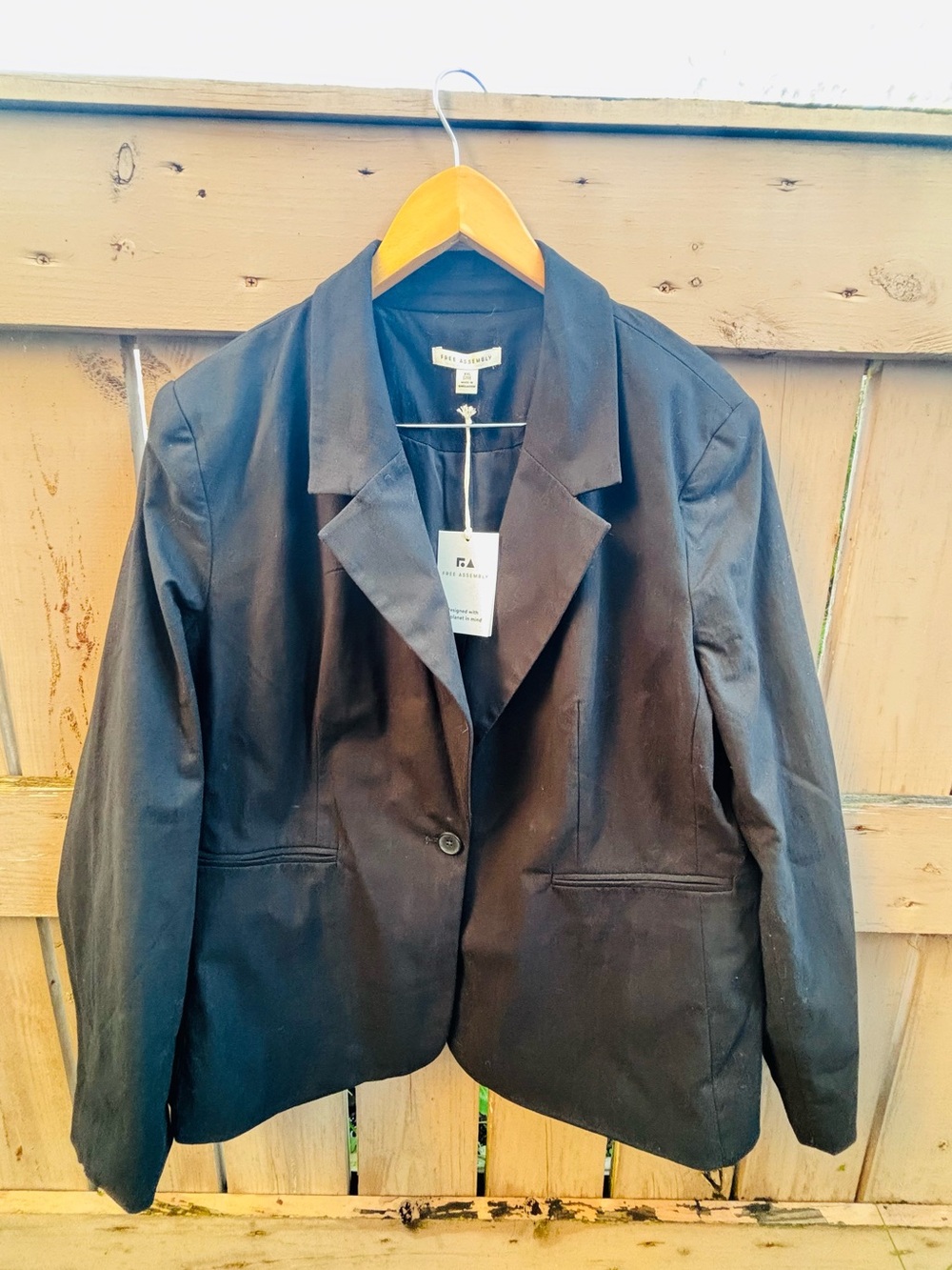 🎉NWT🎉 Single-Button Black Tailored Blazer